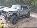 2010 Toyota Fj Cruiser   Silver vin: JTEBU4BF7AK072479