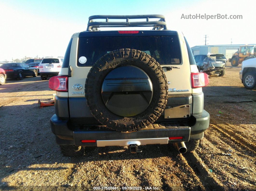 2010 Toyota Fj Cruiser Желто-коричневый vin: JTEBU4BF7AK078623