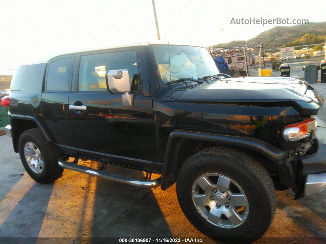 2010 Toyota Fj Cruiser Black vin: JTEBU4BF7AK091288