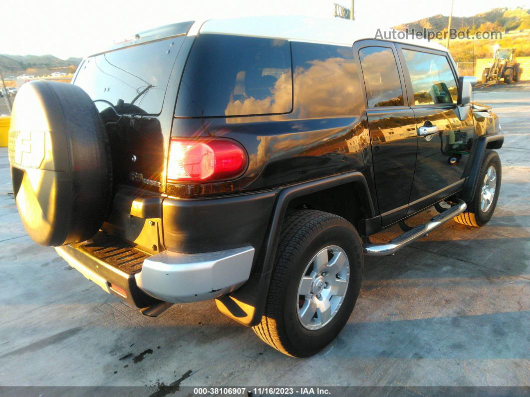 2010 Toyota Fj Cruiser Black vin: JTEBU4BF7AK091288