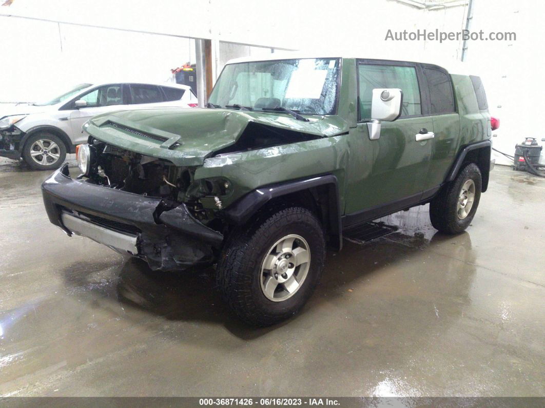 2010 Toyota Fj Cruiser   Green vin: JTEBU4BF7AK095907