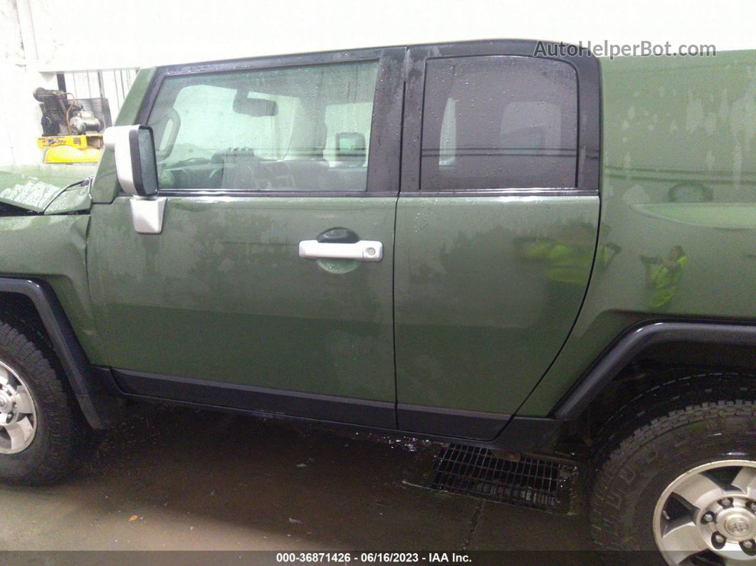 2010 Toyota Fj Cruiser   Green vin: JTEBU4BF7AK095907