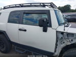 2010 Toyota Fj Cruiser White vin: JTEBU4BF8AK082454