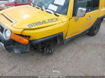 2010 Toyota Fj Cruiser Yellow vin: JTEBU4BF8AK091834