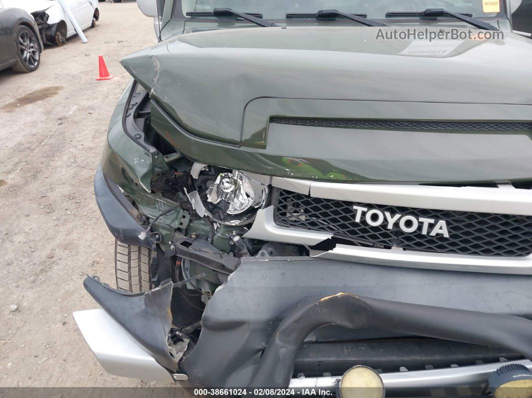 2010 Toyota Fj Cruiser   Green vin: JTEBU4BF9AK075710