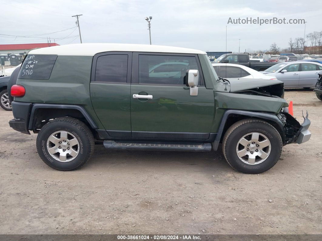 2010 Toyota Fj Cruiser   Green vin: JTEBU4BF9AK075710