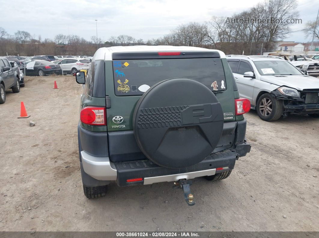 2010 Toyota Fj Cruiser   Green vin: JTEBU4BF9AK075710