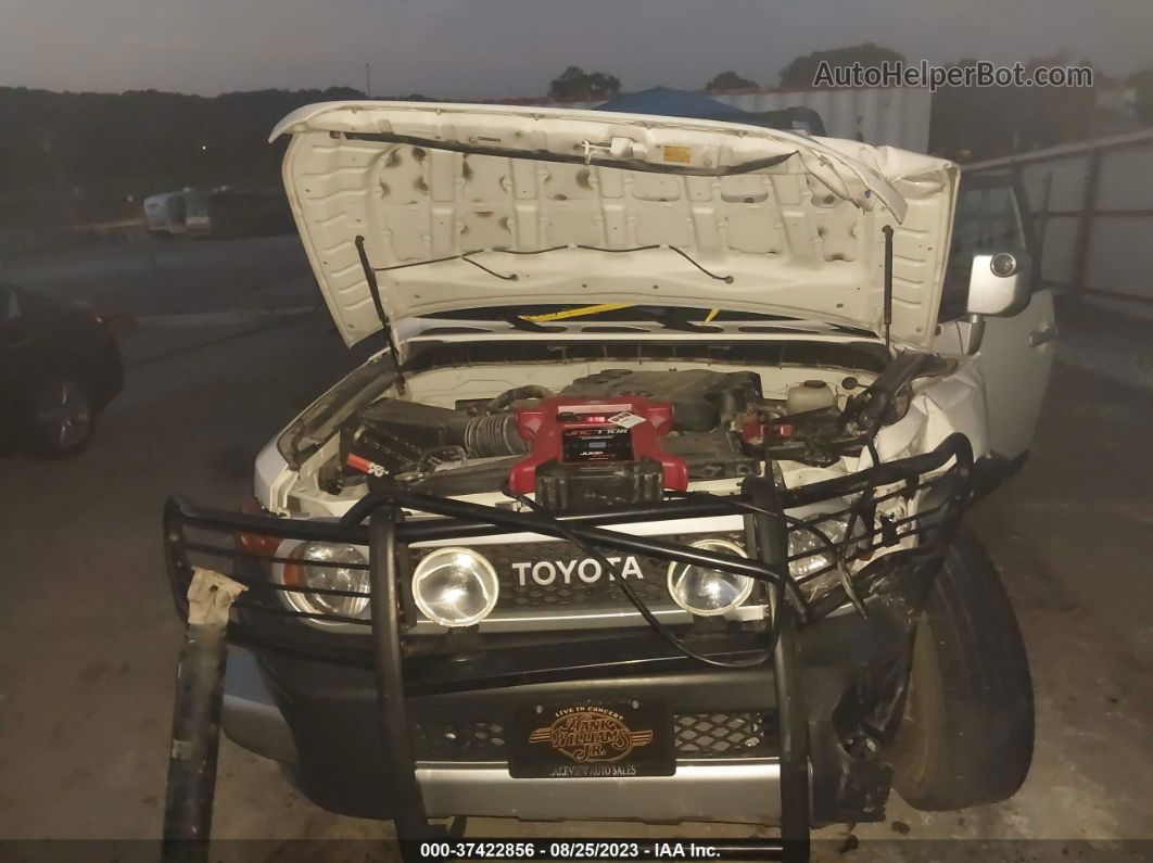 2010 Toyota Fj Cruiser   White vin: JTEBU4BF9AK093351