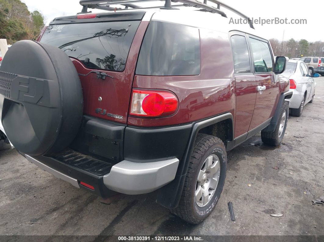 2010 Toyota Fj Cruiser   Burgundy vin: JTEBU4BFXAK070905