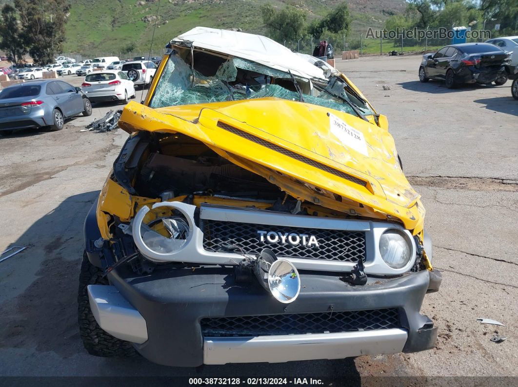 2010 Toyota Fj Cruiser   Yellow vin: JTEBU4BFXAK082200