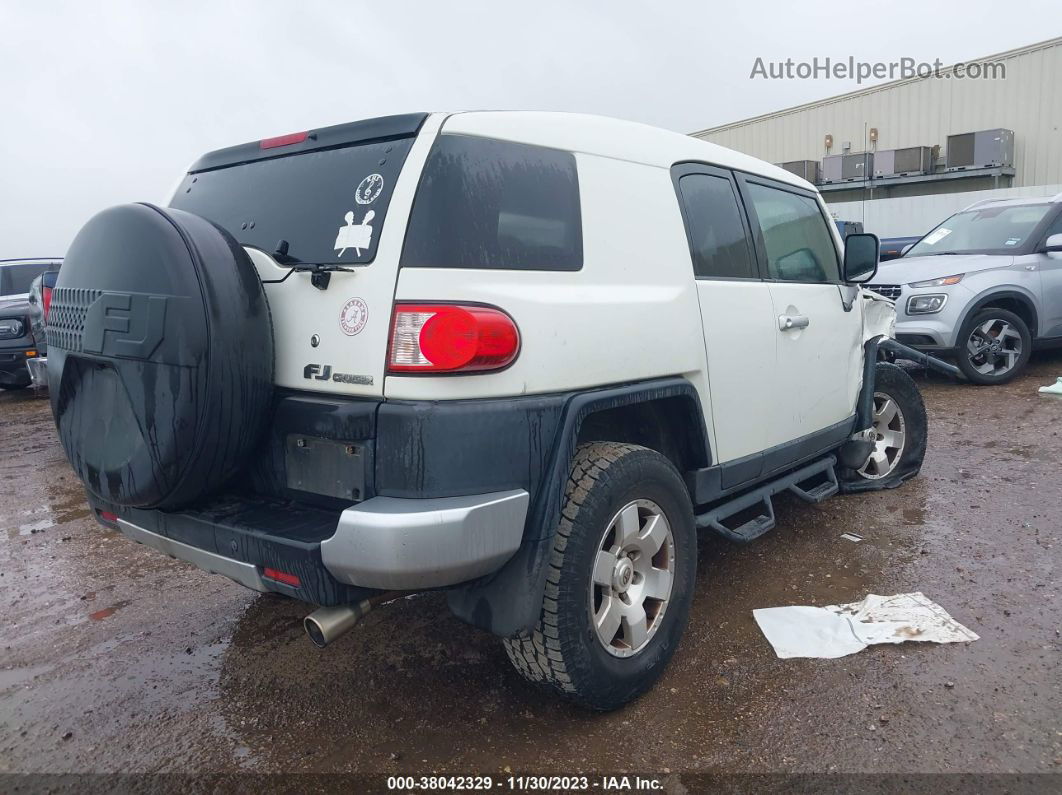 2010 Toyota Fj Cruiser White vin: JTEBU4BFXAK087221