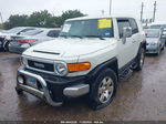 2010 Toyota Fj Cruiser White vin: JTEBU4BFXAK087221