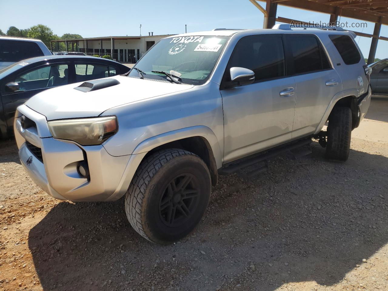 2014 Toyota 4runner Sr5 Silver vin: JTEBU5JR0E5159243