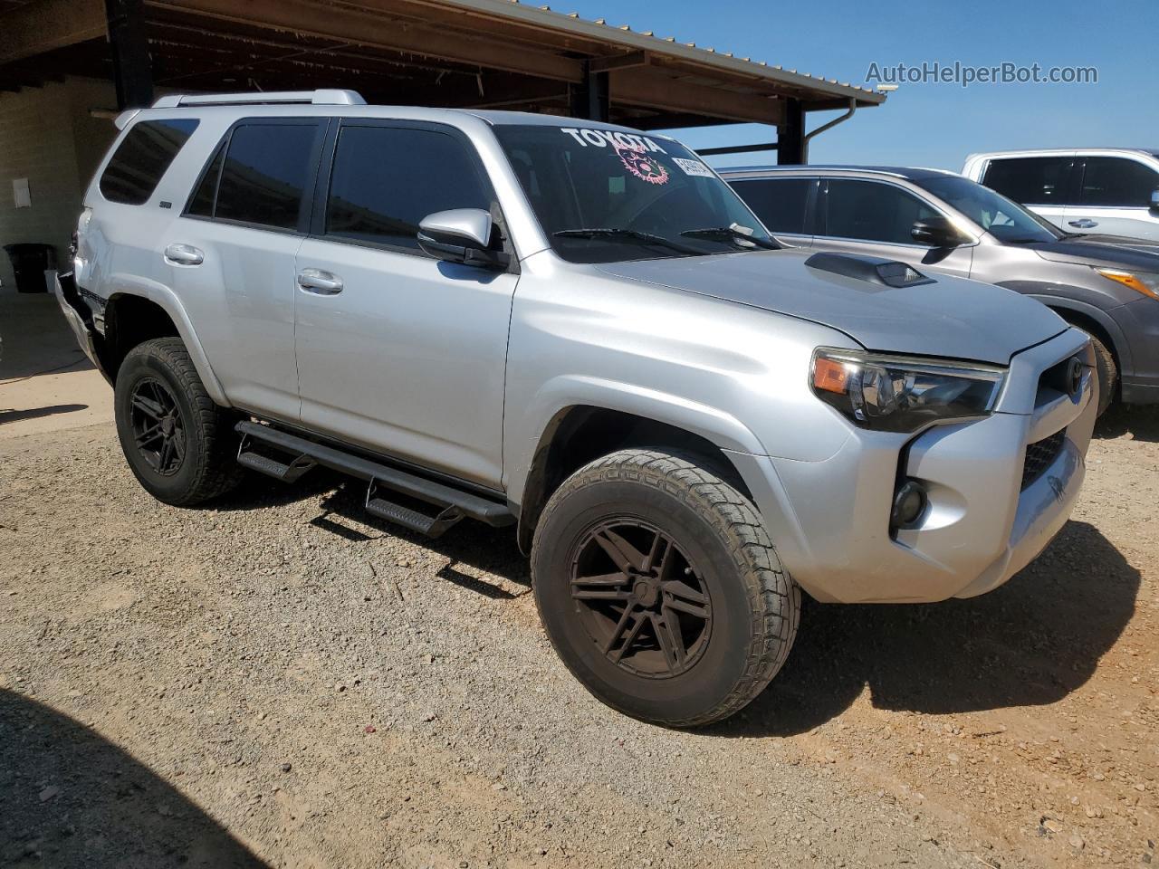 2014 Toyota 4runner Sr5 Silver vin: JTEBU5JR0E5159243