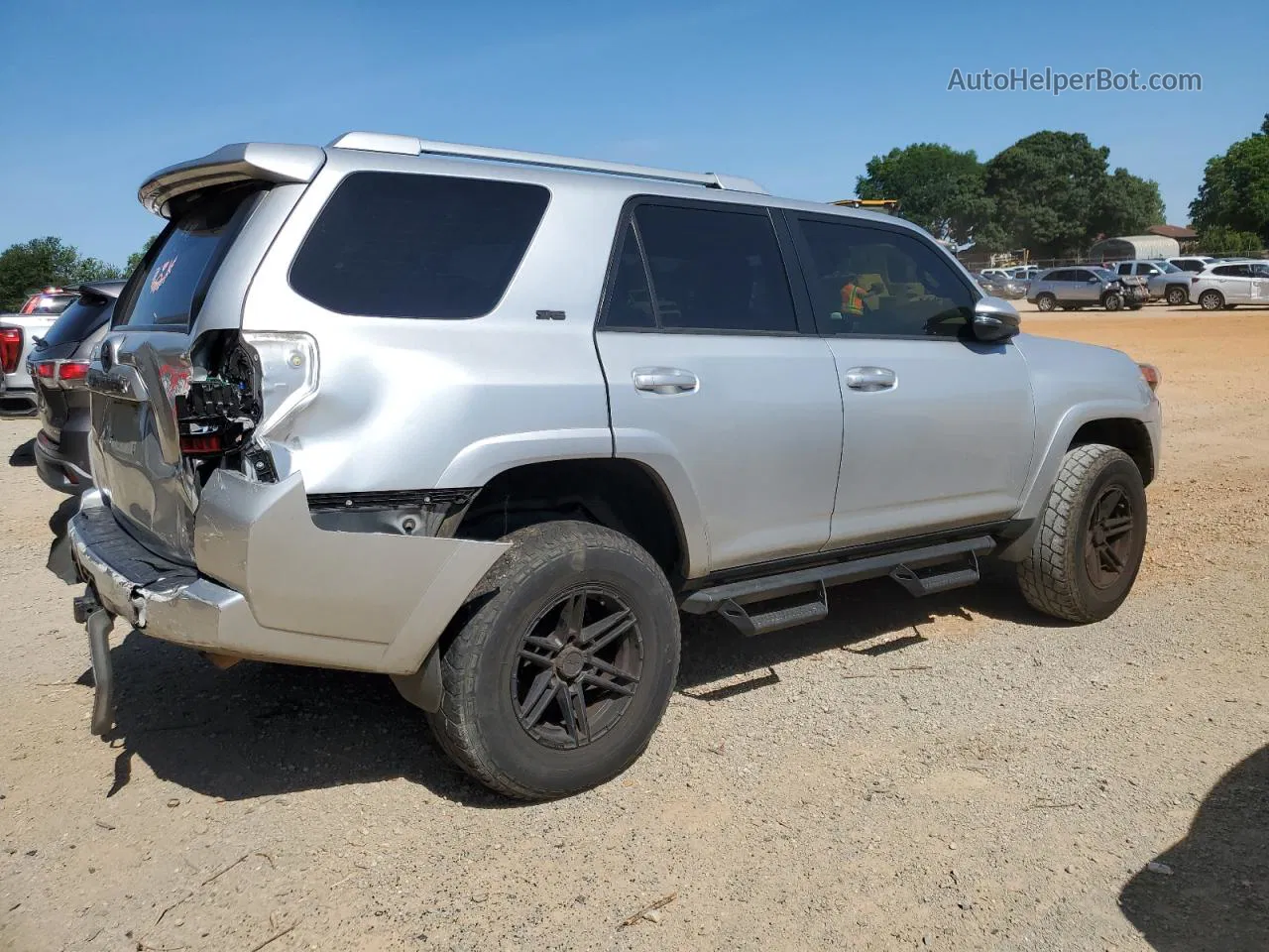 2014 Toyota 4runner Sr5 Silver vin: JTEBU5JR0E5159243