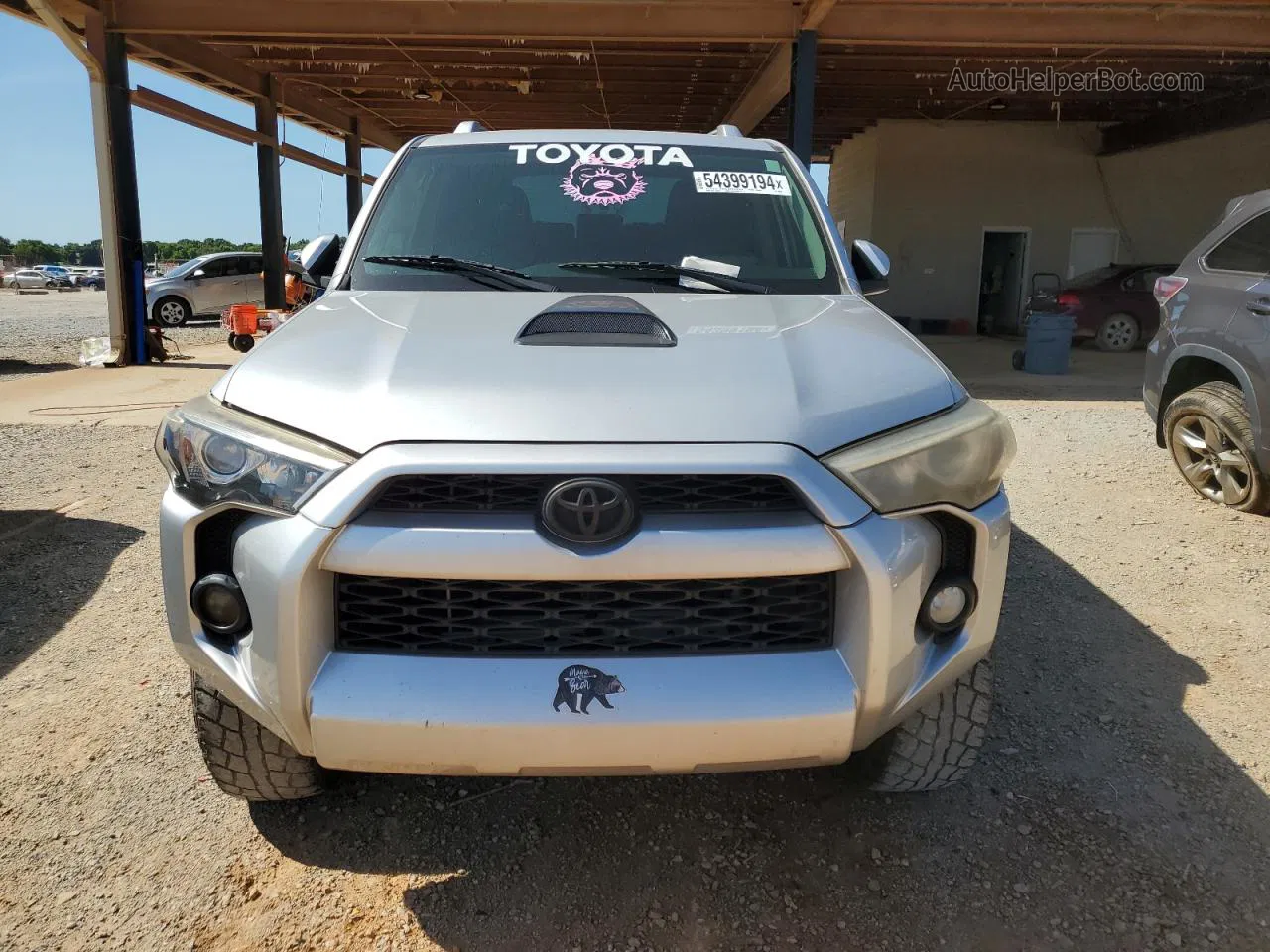 2014 Toyota 4runner Sr5 Silver vin: JTEBU5JR0E5159243