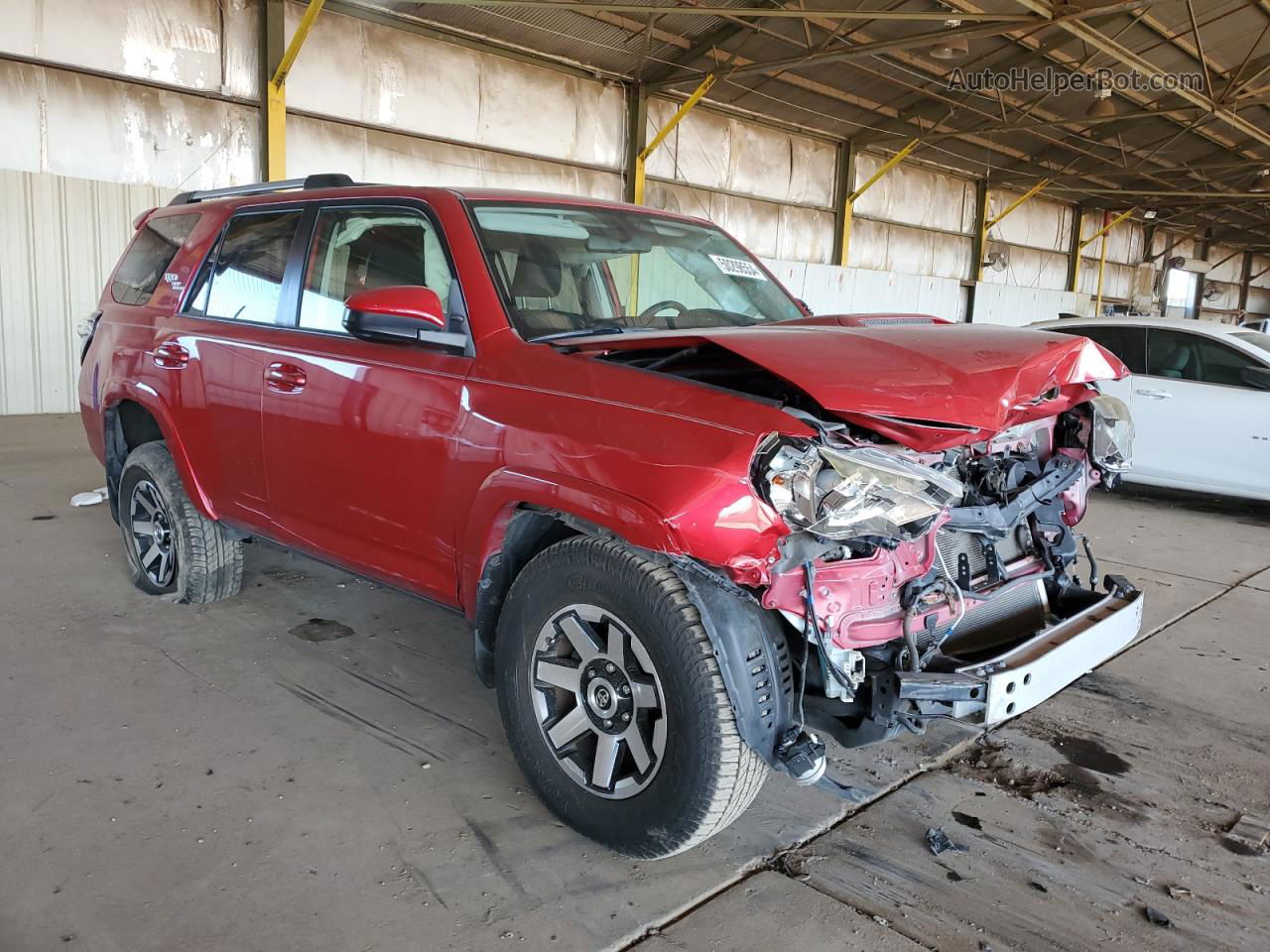 2017 Toyota 4runner Sr5/sr5 Premium Red vin: JTEBU5JR0H5411822