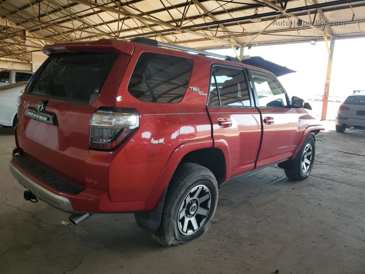 2017 Toyota 4runner Sr5/sr5 Premium Red vin: JTEBU5JR0H5411822