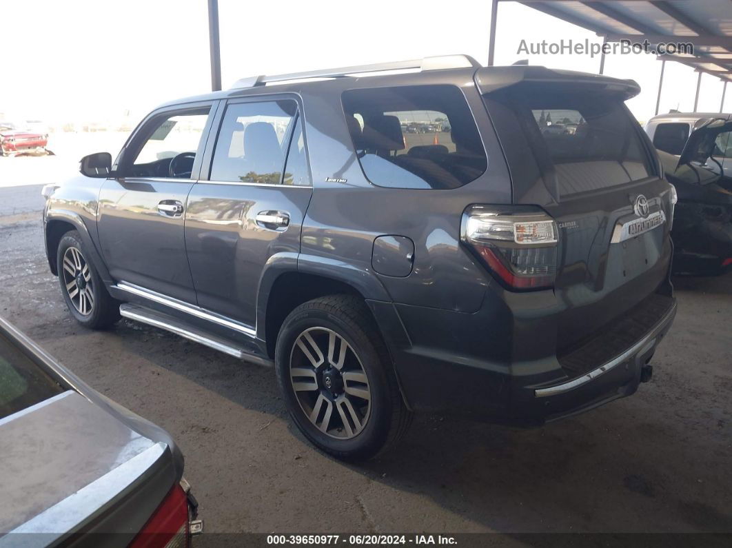 2017 Toyota 4runner Limited Gray vin: JTEBU5JR0H5422772