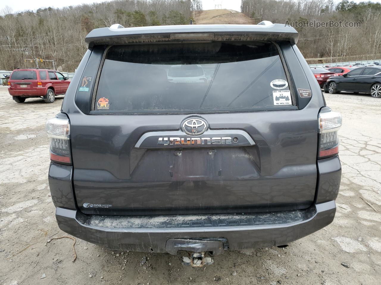 2017 Toyota 4runner Sr5/sr5 Premium Gray vin: JTEBU5JR0H5471731