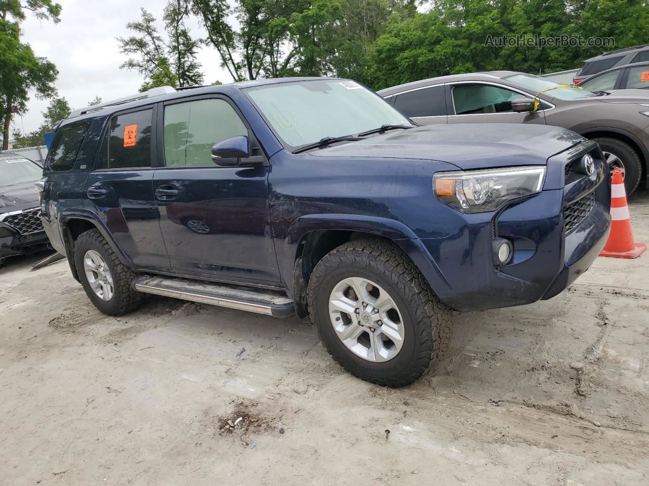 2017 Toyota 4runner Sr5/sr5 Premium Blue vin: JTEBU5JR0H5476041