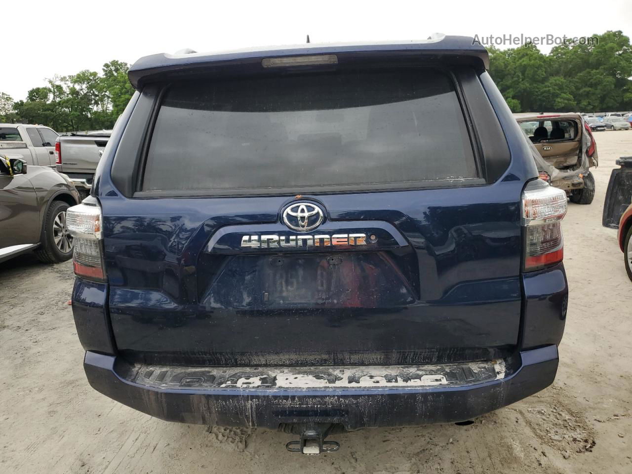 2017 Toyota 4runner Sr5/sr5 Premium Синий vin: JTEBU5JR0H5476041