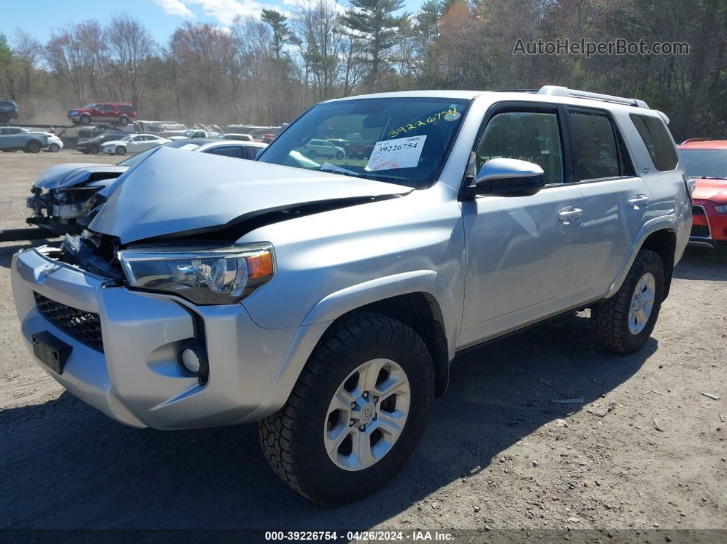 2014 Toyota 4runner Sr5 Silver vin: JTEBU5JR1E5169070