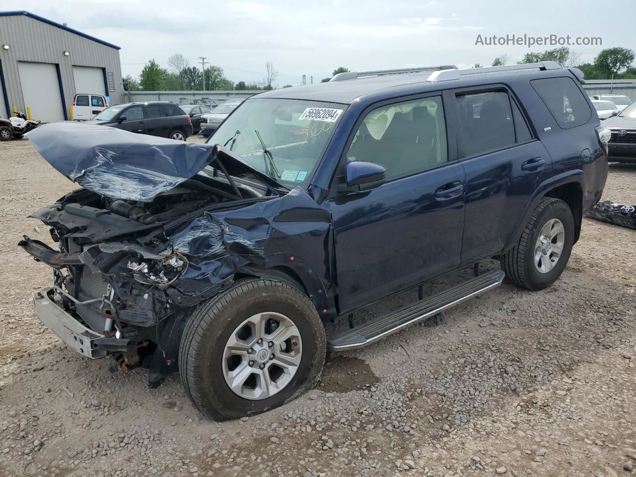 2014 Toyota 4runner Sr5 Blue vin: JTEBU5JR1E5197404