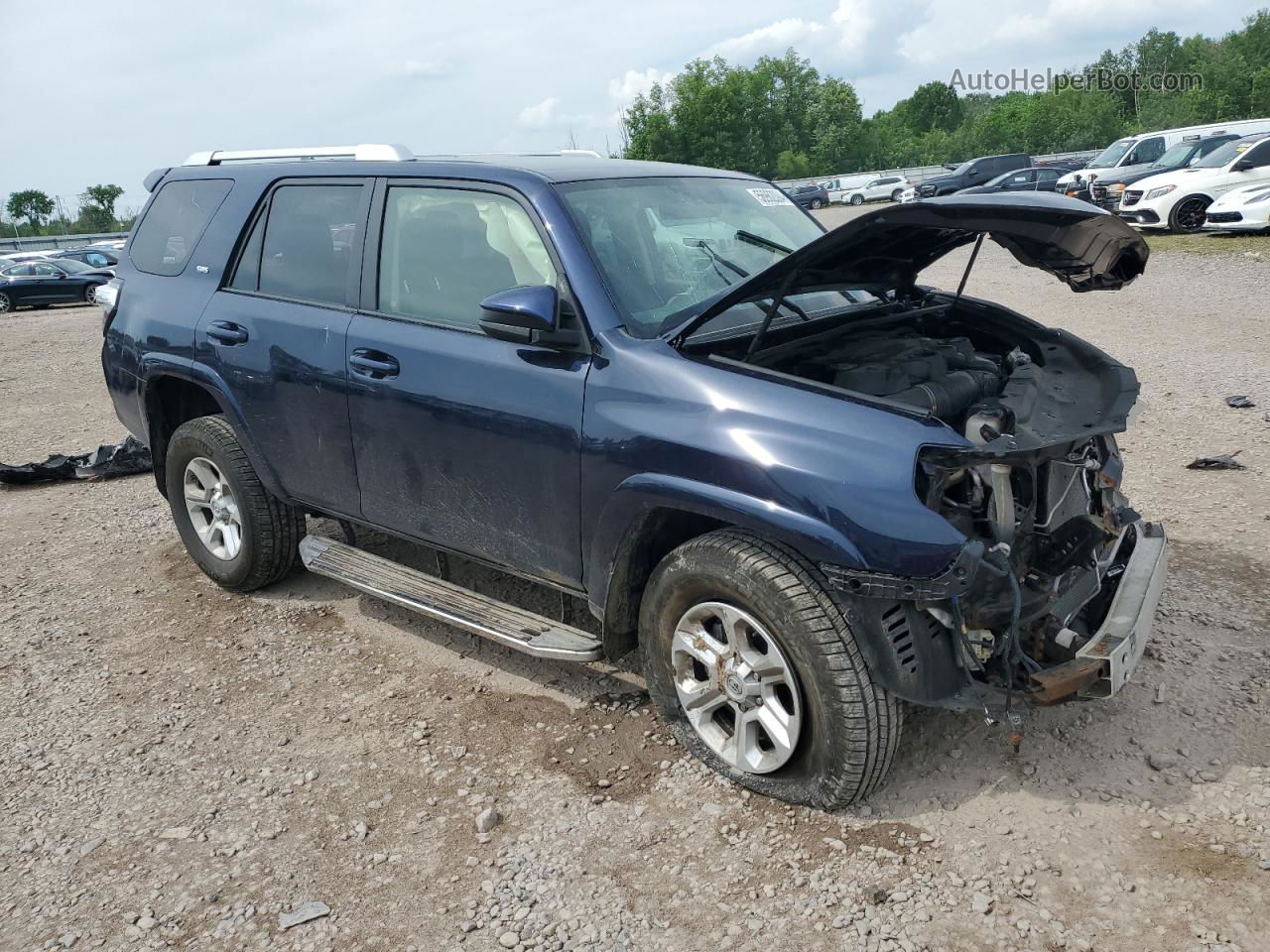 2014 Toyota 4runner Sr5 Blue vin: JTEBU5JR1E5197404