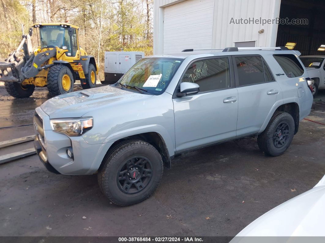 2017 Toyota 4runner Silver vin: JTEBU5JR1H5436812