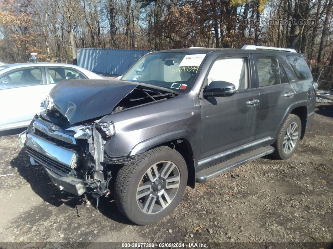 2017 Toyota 4runner Limited Gray vin: JTEBU5JR1H5441508