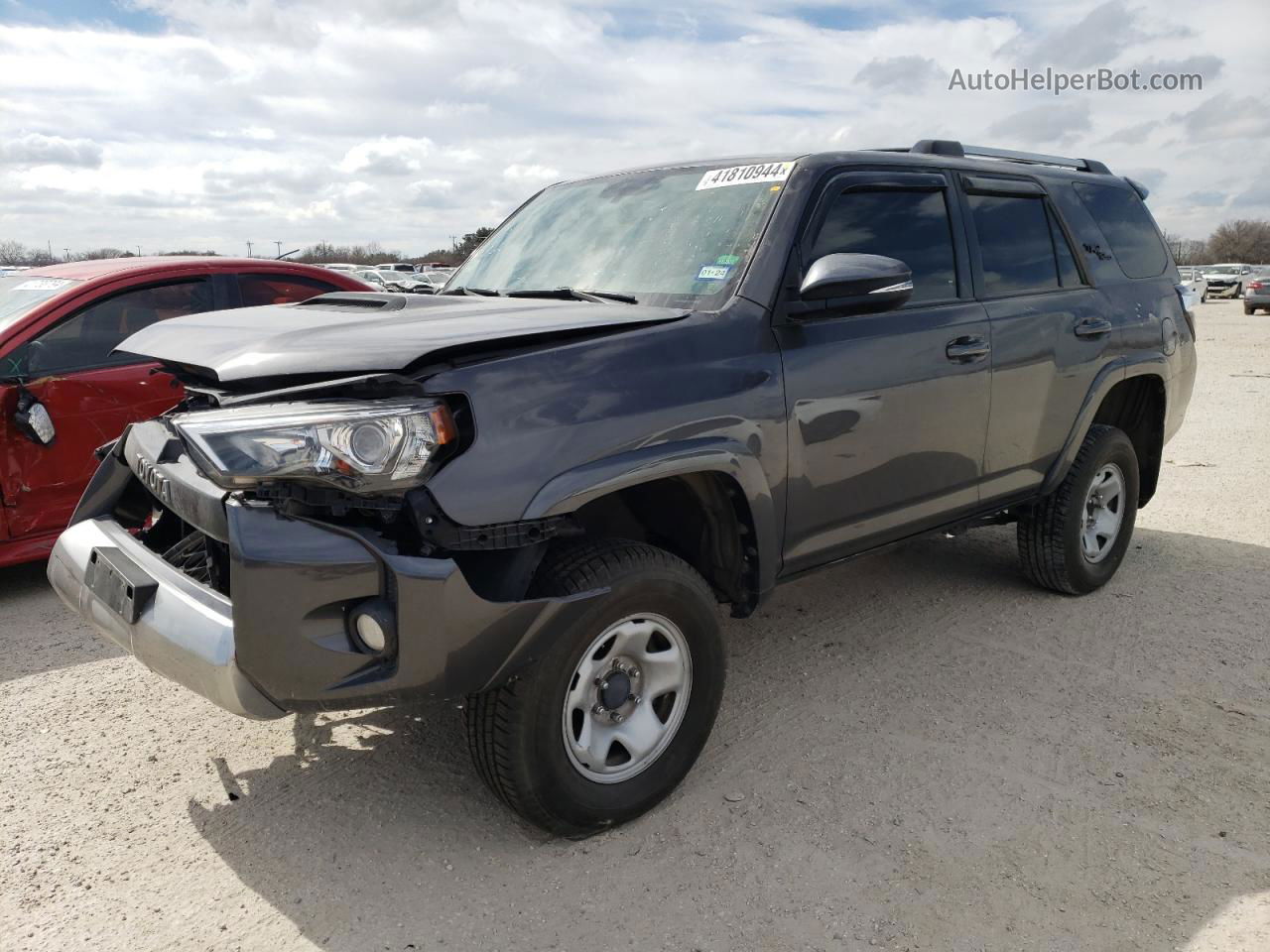 2017 Toyota 4runner Sr5/sr5 Premium Gray vin: JTEBU5JR1H5463542