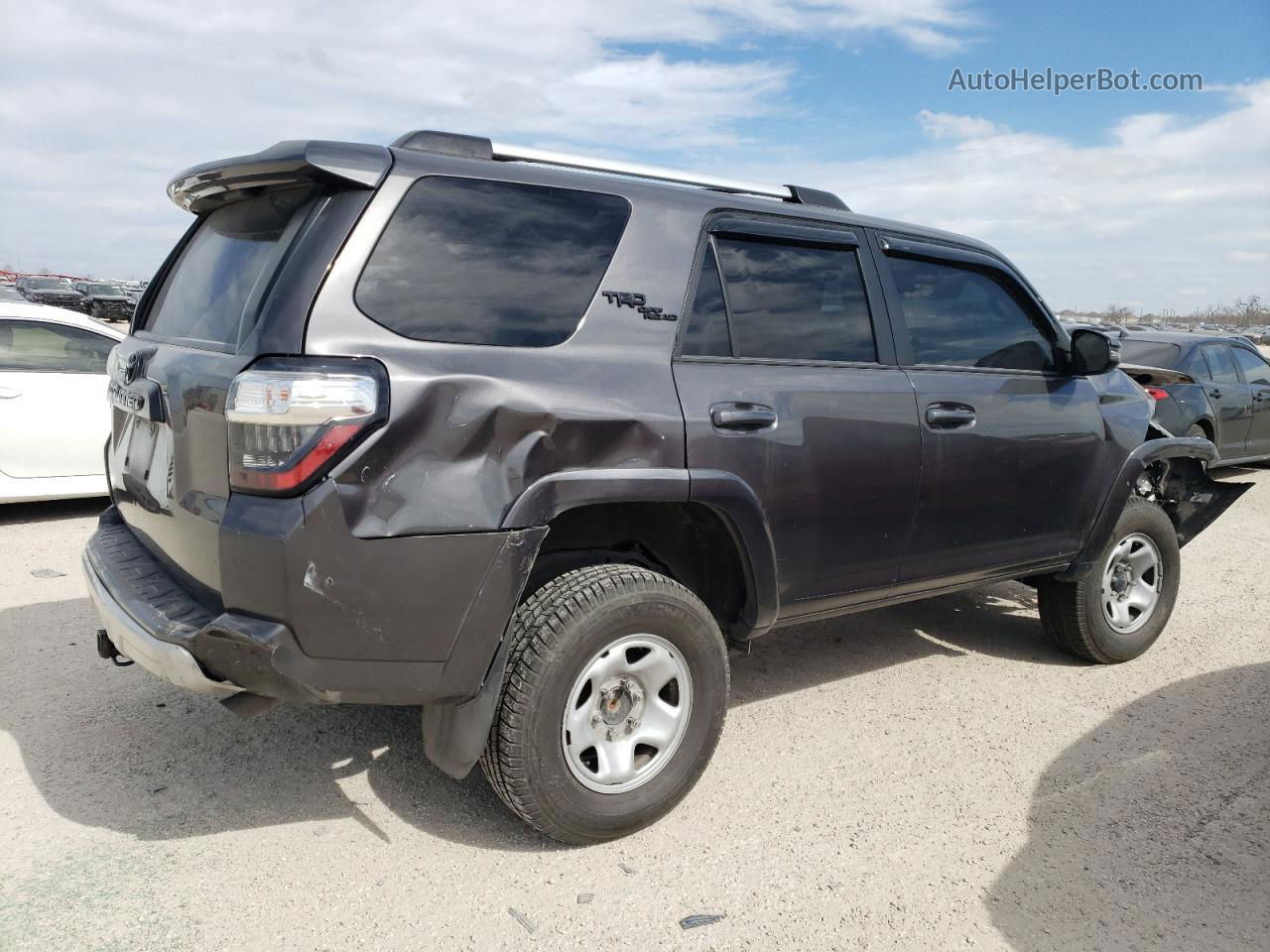 2017 Toyota 4runner Sr5/sr5 Premium Gray vin: JTEBU5JR1H5463542