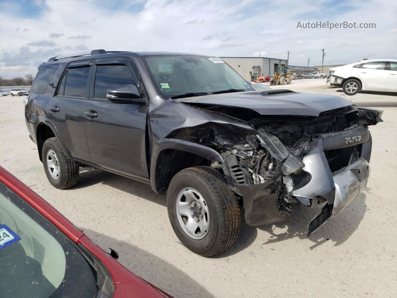 2017 Toyota 4runner Sr5/sr5 Premium Gray vin: JTEBU5JR1H5463542