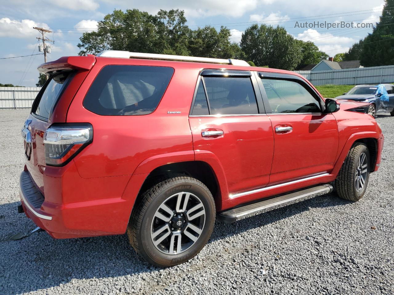 2017 Toyota 4runner Sr5/sr5 Premium Red vin: JTEBU5JR1H5475531