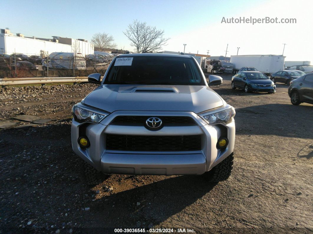 2014 Toyota 4runner Trail Silver vin: JTEBU5JR2E5168977