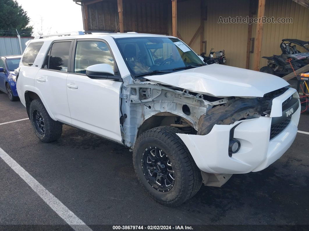 2017 Toyota 4runner Sr5 White vin: JTEBU5JR2H5406850