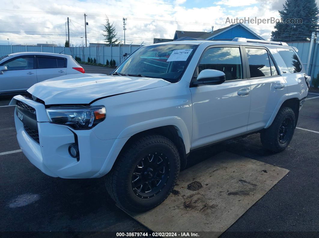 2017 Toyota 4runner Sr5 White vin: JTEBU5JR2H5406850