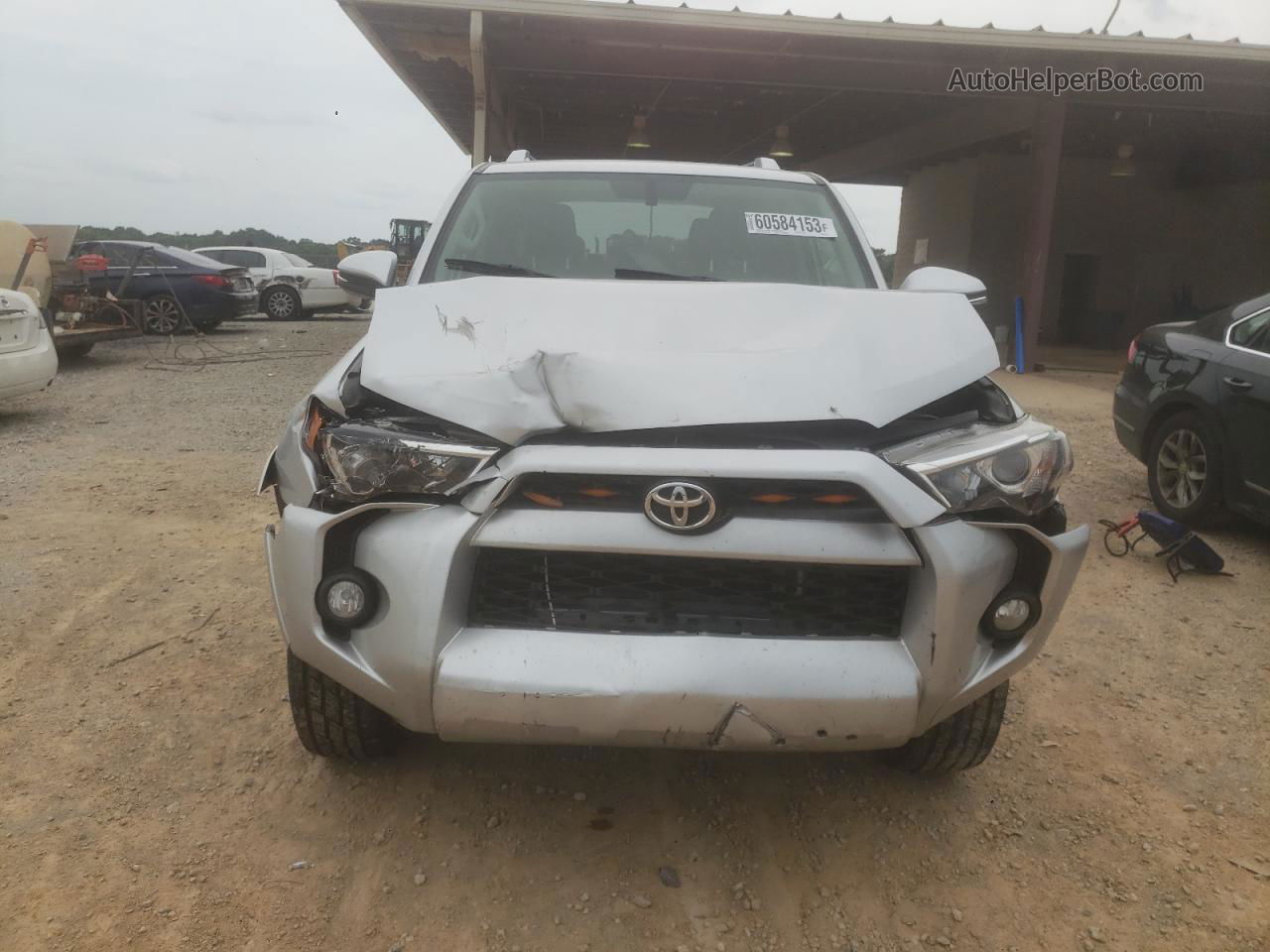 2017 Toyota 4runner Sr5/sr5 Premium Silver vin: JTEBU5JR2H5421607