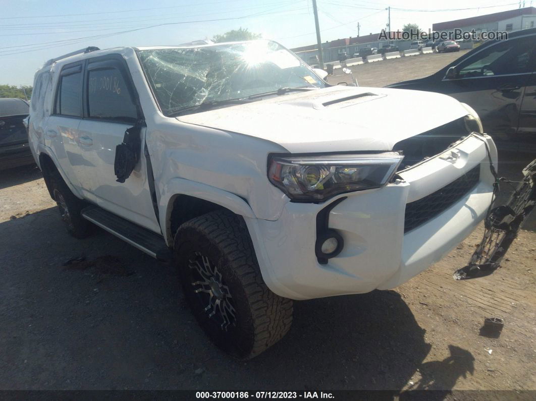 2017 Toyota 4runner Sr5 White vin: JTEBU5JR2H5444305