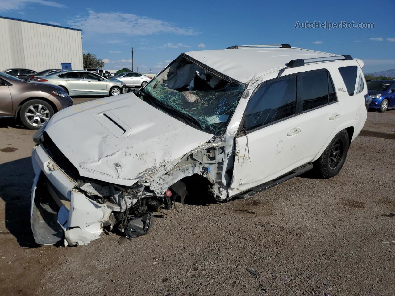 2017 Toyota 4runner Sr5/sr5 Premium White vin: JTEBU5JR2H5455935