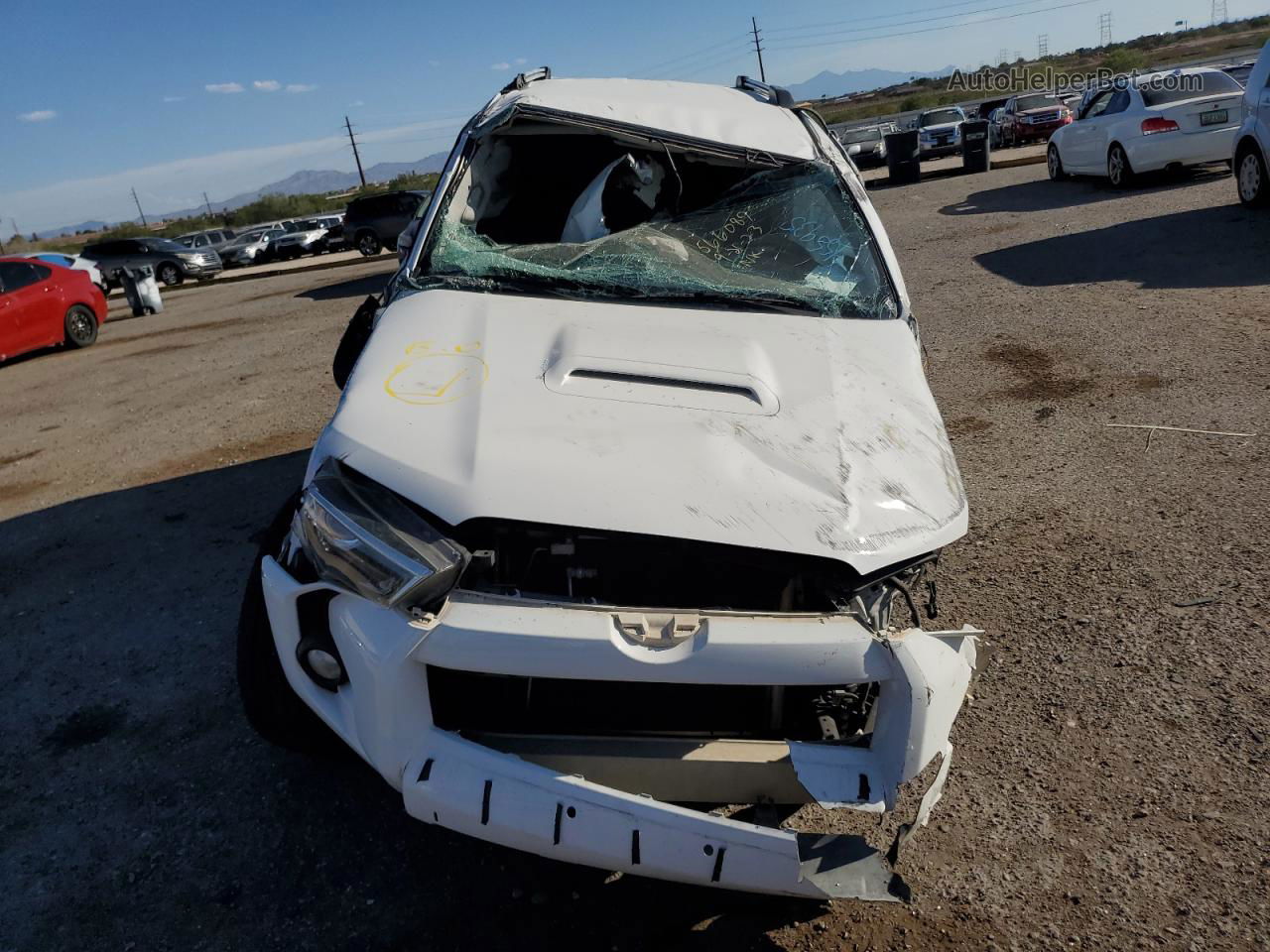 2017 Toyota 4runner Sr5/sr5 Premium White vin: JTEBU5JR2H5455935