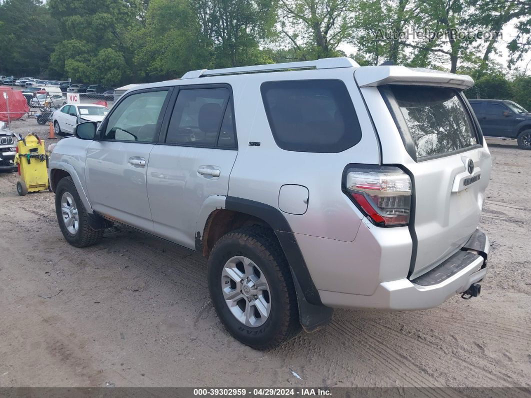 2017 Toyota 4runner Sr5 Silver vin: JTEBU5JR2H5459760