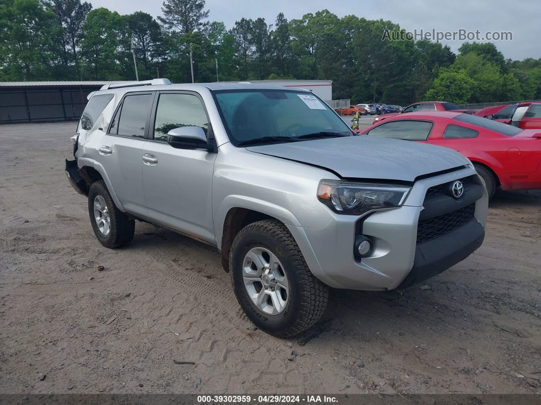 2017 Toyota 4runner Sr5 Silver vin: JTEBU5JR2H5459760