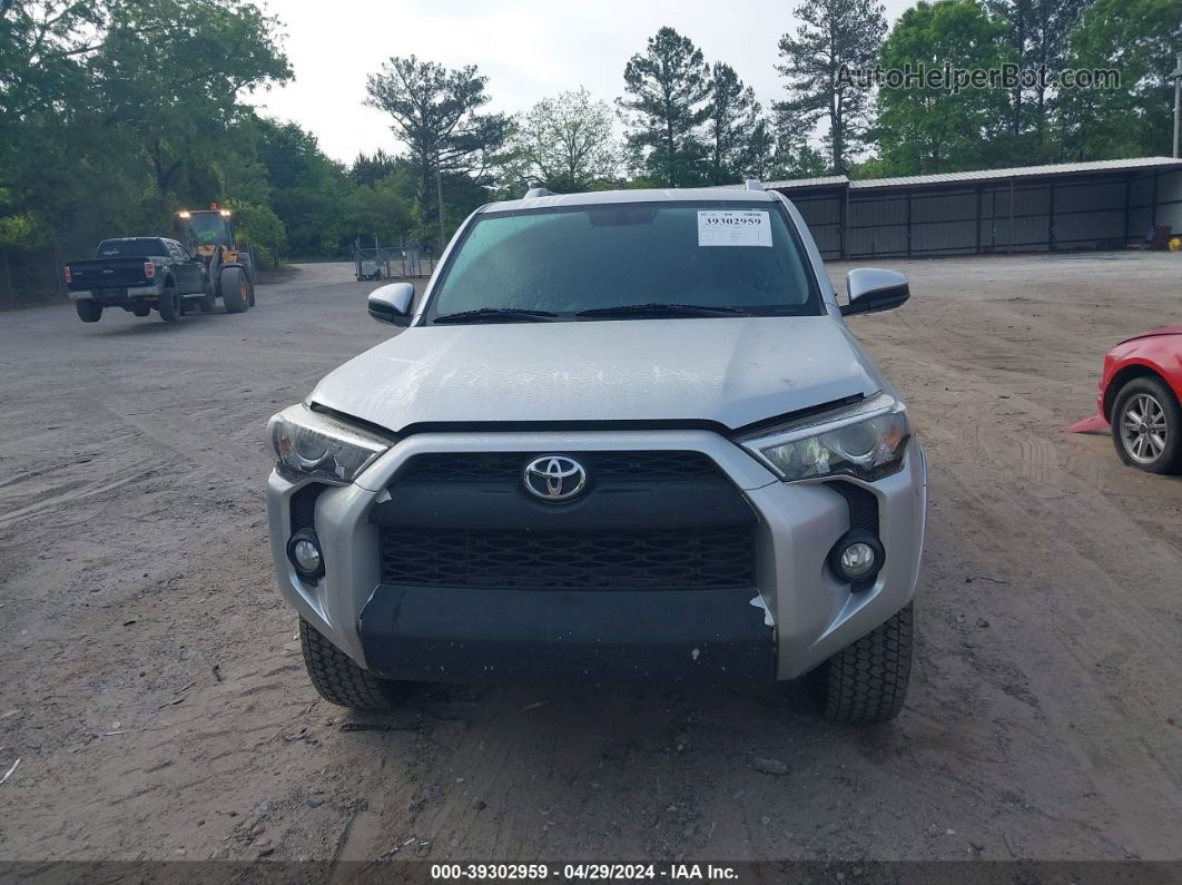 2017 Toyota 4runner Sr5 Silver vin: JTEBU5JR2H5459760