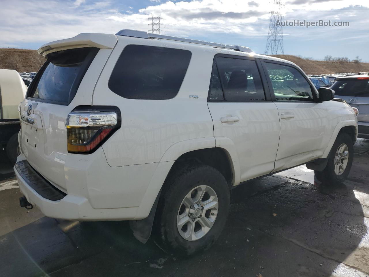 2017 Toyota 4runner Sr5/sr5 Premium White vin: JTEBU5JR2H5465316