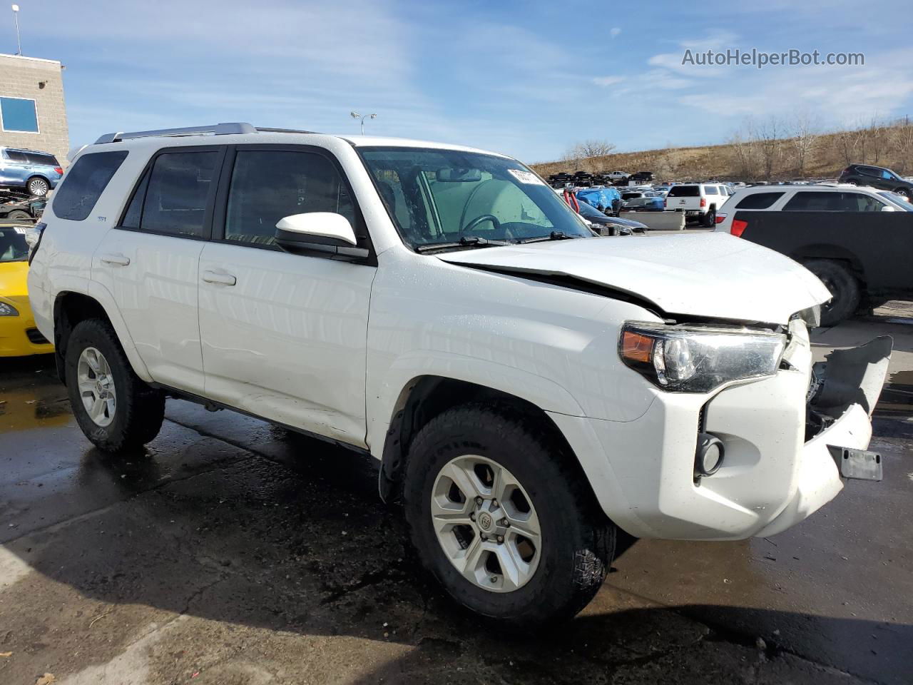 2017 Toyota 4runner Sr5/sr5 Premium White vin: JTEBU5JR2H5465316