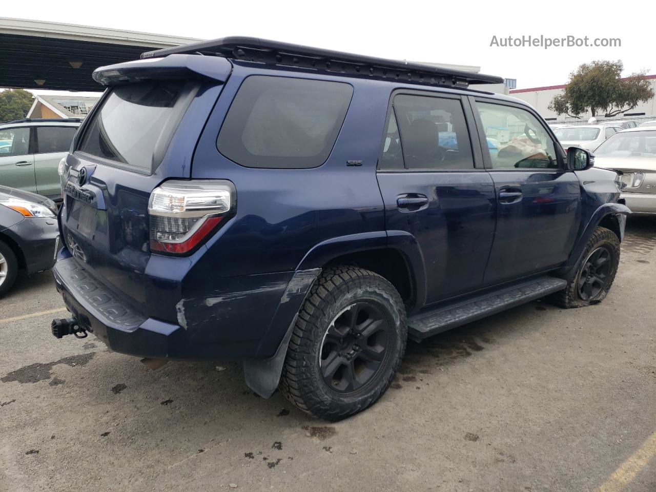 2017 Toyota 4runner Sr5/sr5 Premium Blue vin: JTEBU5JR2H5468443