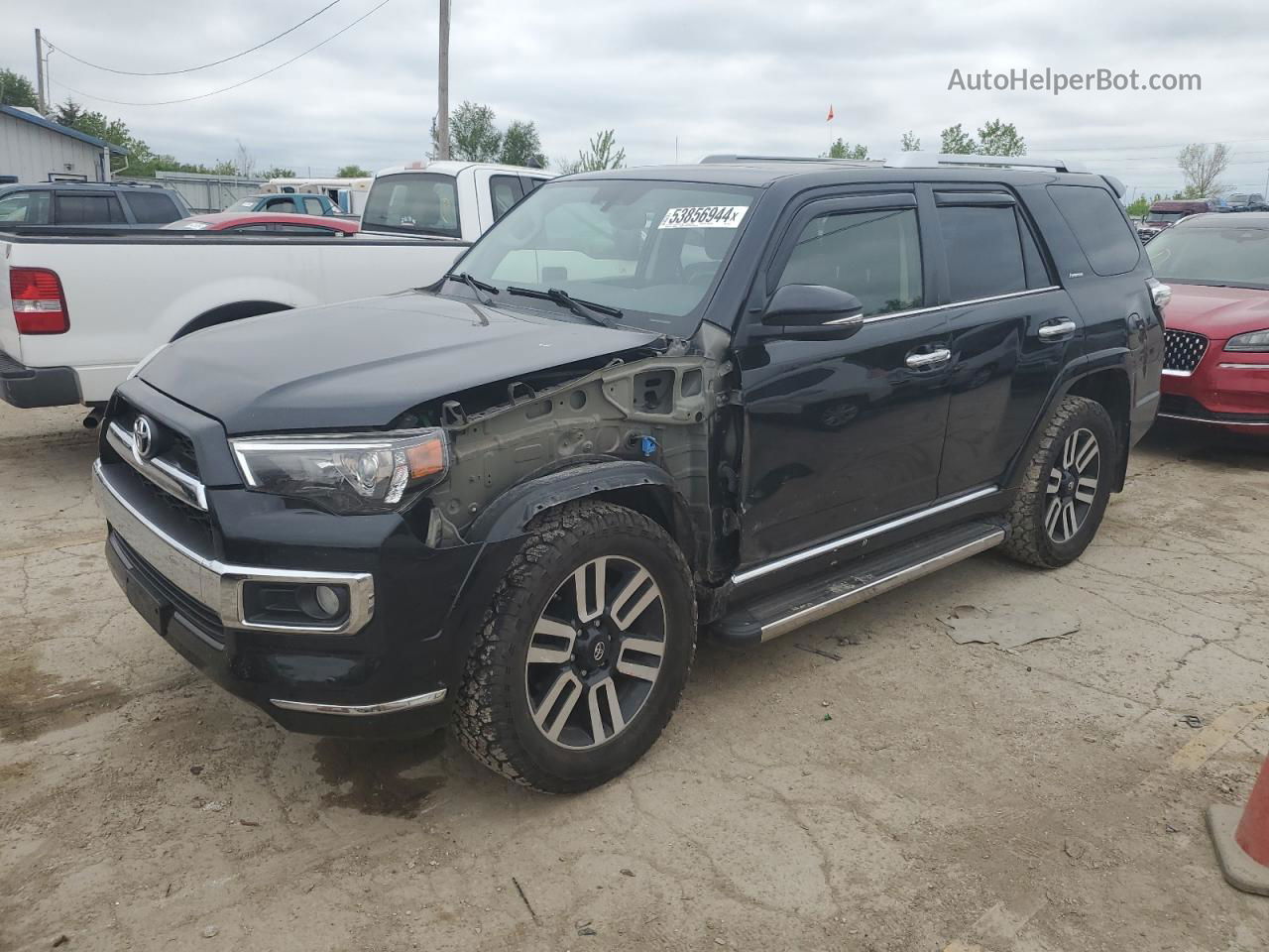 2014 Toyota 4runner Sr5 Black vin: JTEBU5JR3E5152884