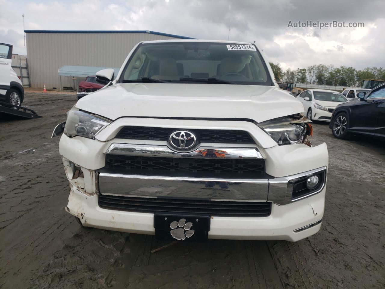 2014 Toyota 4runner Sr5 Белый vin: JTEBU5JR3E5158314